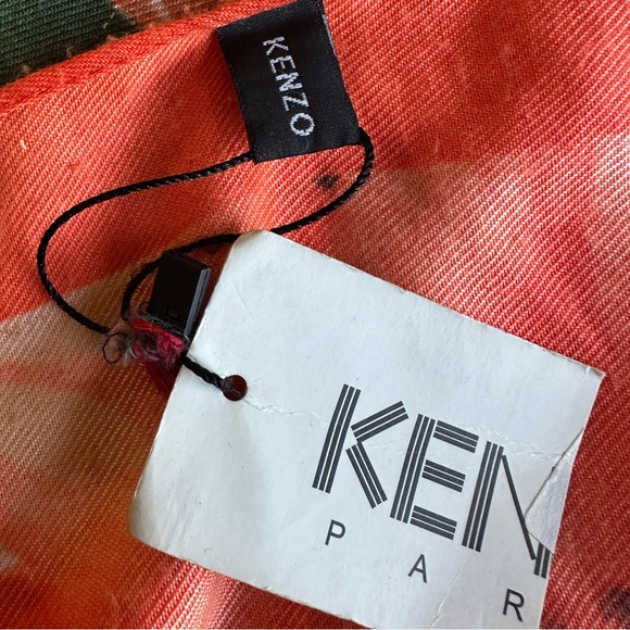 Kenzo Wool Saint Petersburg Large Scarf NWT
